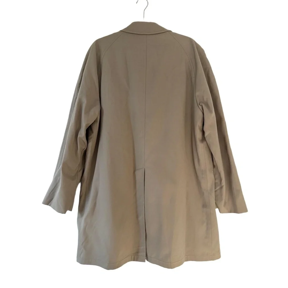 Pristine Vintage Deadstock London Fog Maincoats Trench Coat Tan Beige size 44R